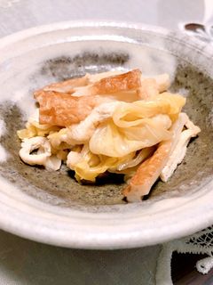 白菜と竹輪の煮物-レシピのメイン写真
