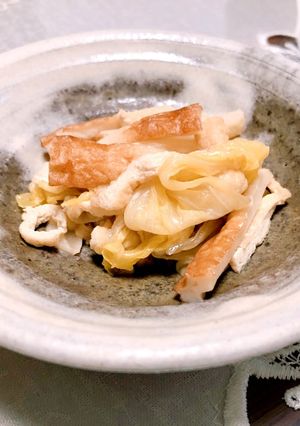 白菜と竹輪の煮物-レシピのメイン写真