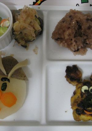 煮物でアンパンマン兜(子供用)-レシピのメイン写真