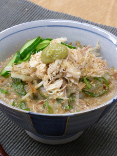 梅風味わさび冷や汁-レシピのメイン写真
