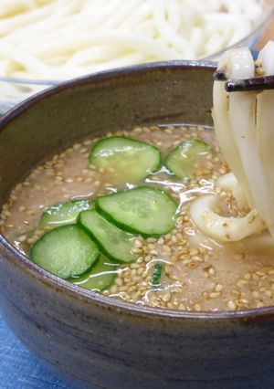 具だくさん♪冷や汁うどん-レシピのメイン写真