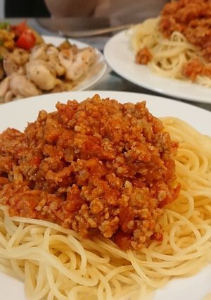 ☺︎ガッツリ肉肉ミートソース-レシピのメイン写真