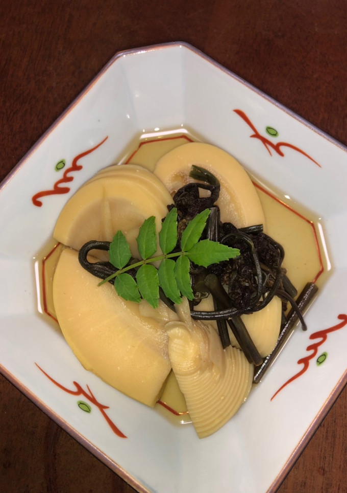 筍とわらびの煮物-レシピのメイン写真
