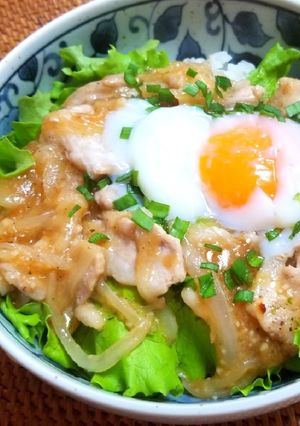 さっぱりスタミナ豚丼-レシピのメイン写真
