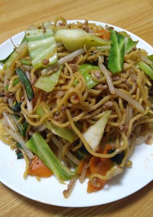 四川風ピリ辛焼きそば-レシピのメイン写真