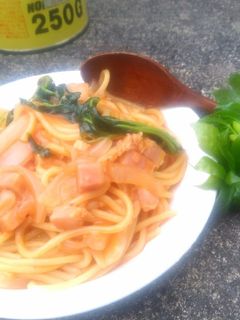 山ごはん~タカノツメのトマトソースパスタ-レシピのメイン写真