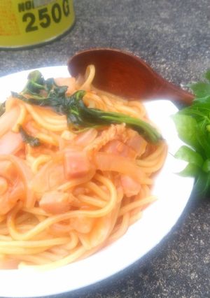 山ごはん～タカノツメのトマトソースパスタ-レシピのメイン写真