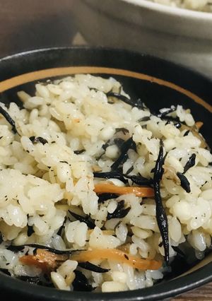 包丁を使わないひじき御飯-レシピのメイン写真