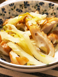 簡単味しみ☆セロリと竹輪の炒め物-レシピのメイン写真