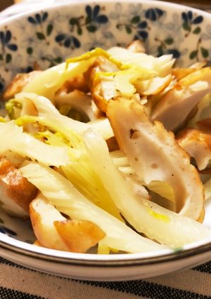 簡単味しみ☆セロリと竹輪の炒め物-レシピのメイン写真