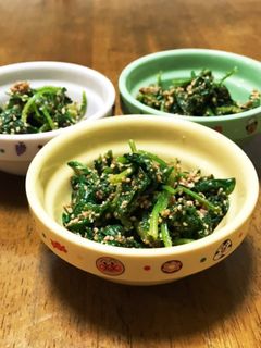 簡単!絶品♪ほうれん草のごま和え-レシピのメイン写真