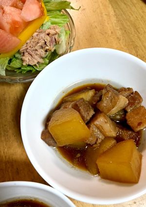豚バラ肉と大根のうま煮٩(^‿^)۶-レシピのメイン写真