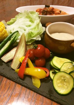 酒びたしオイルのバーニャカウダ-レシピのメイン写真