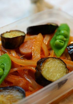 茄子とソーセージのトマトパスタ☆-レシピのメイン写真