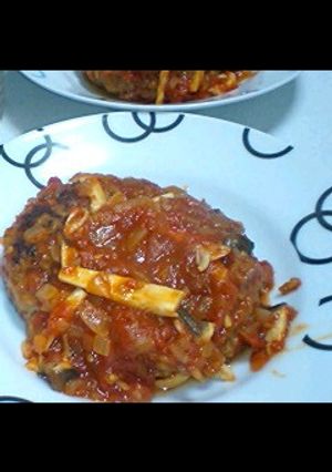 ママの味♡トマト煮込みハンバーグ-レシピのメイン写真