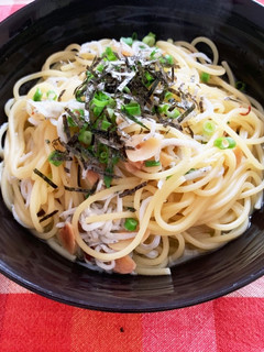釜揚げしらすのペペロンチーノ-レシピのメイン写真