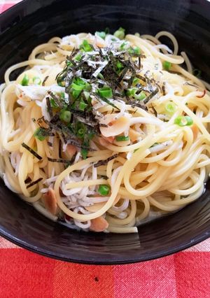 釜揚げしらすのペペロンチーノ-レシピのメイン写真