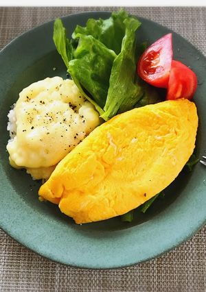 ふわとろオムレツごはんランチ-レシピのメイン写真