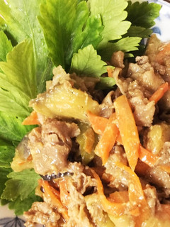 豚肉と赤茄子と甘辛唐辛子の味噌炒め-レシピのメイン写真