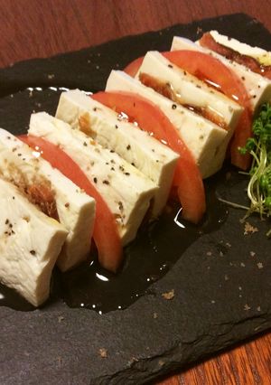 酒びたし豆腐カプレーゼ-レシピのメイン写真
