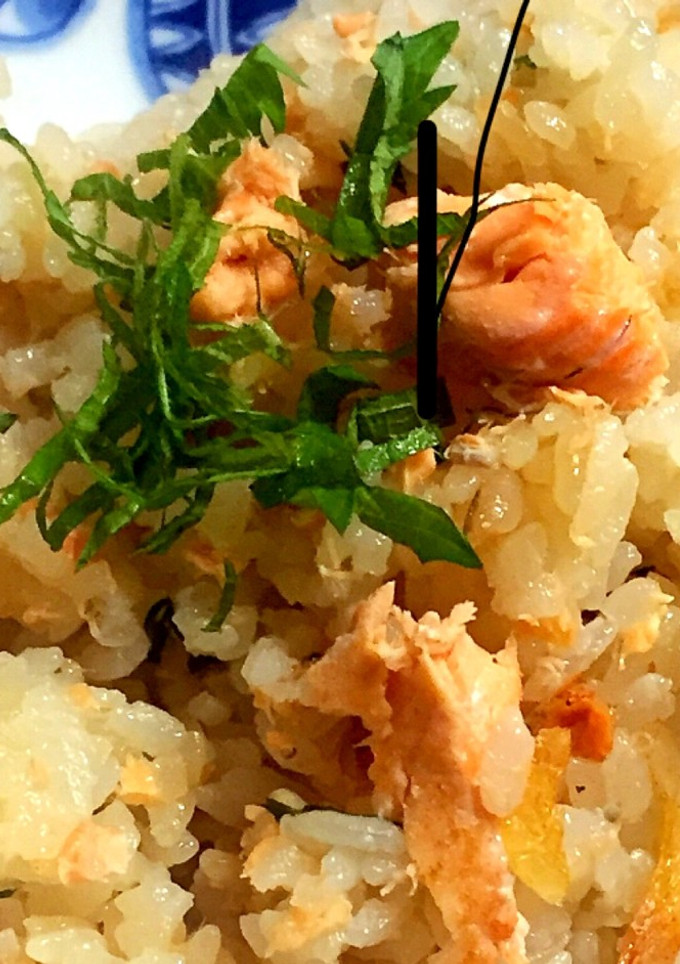 銀鮭と桜エビの炊込ご飯 大葉風味-レシピのメイン写真
