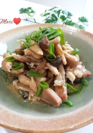 しめじと豚バラのレンジ4分おつまみ-レシピのメイン写真