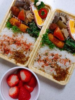 ☆高校生娘と私のお弁当☆13-レシピのメイン写真