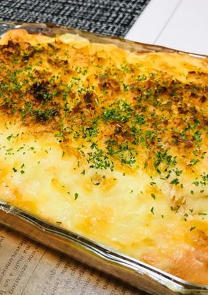 じゃがいもの簡単明太マヨグラタン-レシピのメイン写真
