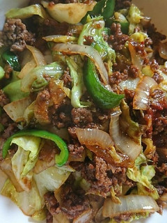 簡単! 安い!かさ増し! 挽肉の焼肉丼風-レシピのメイン写真