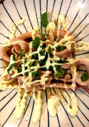 イカとうま塩だれ炒めの山椒風味-レシピのメイン写真