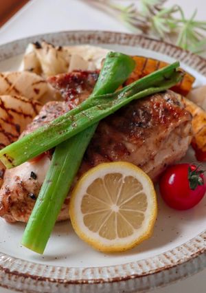 ダイエット＊グリルパンで鶏むね肉ステーキ-レシピのメイン写真
