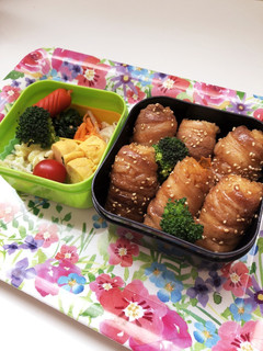がっつり肉巻きおにぎり弁当☆-レシピのメイン写真