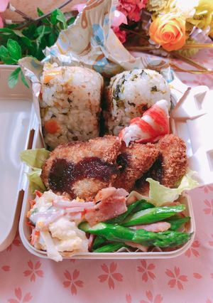 中3女子弁当♪試合頑張れー!!-レシピのメイン写真