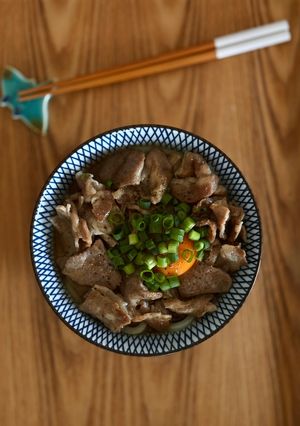 簡単♡豚肉の釜玉あんかけうどん-レシピのメイン写真