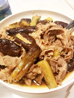 牛バラとナスの中華風ポン酢炒め-レシピのメイン写真