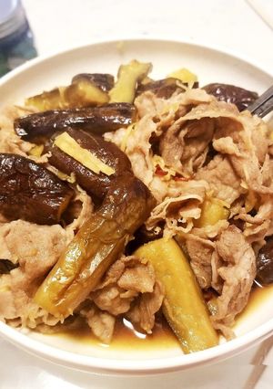 牛バラとナスの中華風ポン酢炒め-レシピのメイン写真