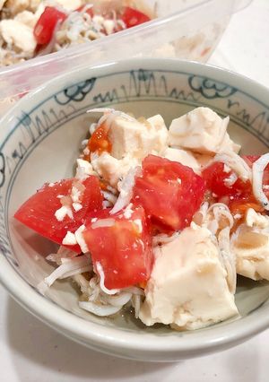 トマトとしらすと豆腐のポン酢和え-レシピのメイン写真