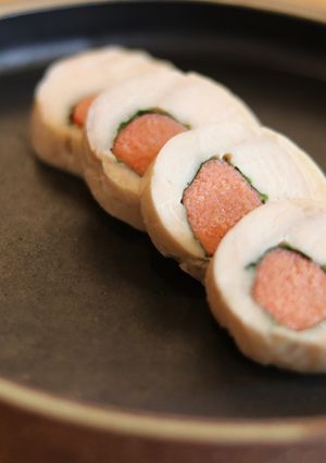 鶏肉とたらこのバロティーヌ-レシピのメイン写真
