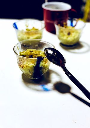 簡単！フライパンで抹茶プリン♪-レシピのメイン写真