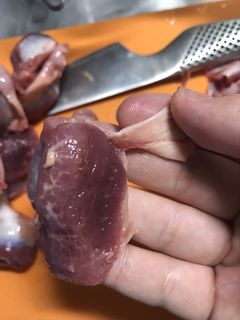 砂肝 銀皮の下処理-レシピのメイン写真
