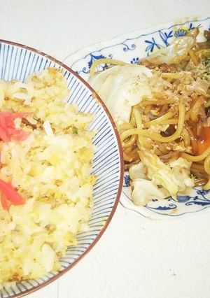 無油炒飯無油焼きそば（血管ダイエ1350-レシピのメイン写真