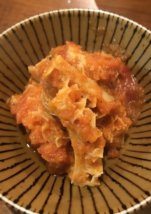 トリッパのトマト煮込み-レシピのメイン写真