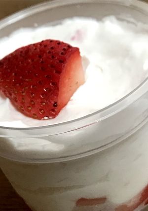 【ゼラチン不要】簡単！いちごのムース風-レシピのメイン写真