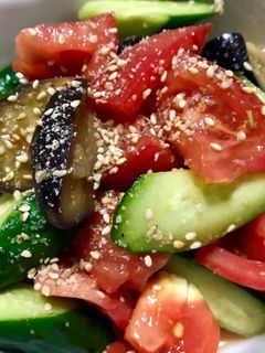 俺流!夏野菜の柚子胡椒ポン酢和え-レシピのメイン写真
