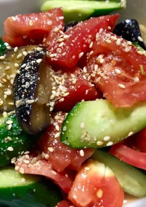 俺流！夏野菜の柚子胡椒ポン酢和え-レシピのメイン写真