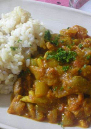 トマトチキンカレー（玄米雑穀ごはんで）-レシピのメイン写真