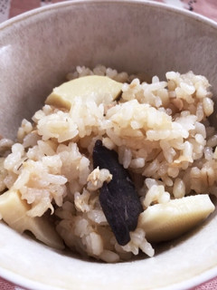 筍とキクラゲのもちむぎ炊き込みご飯-レシピのメイン写真