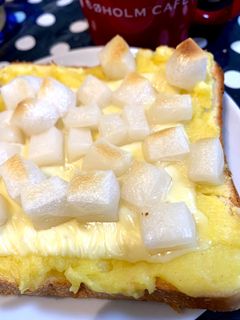 トロもちトースト-レシピのメイン写真