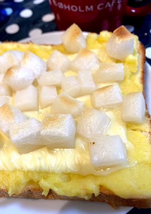 トロもちトースト-レシピのメイン写真