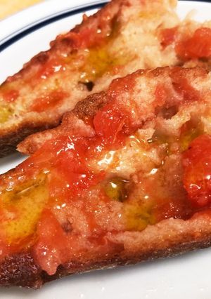 美味しい1人ランチ トマト&バゲット-レシピのメイン写真